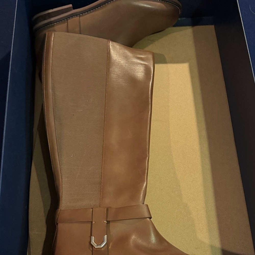 Cole Haan Brown Heeled Boots - Picture 3 of 14